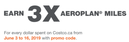 3x Aeroplan at Costco.ca is back