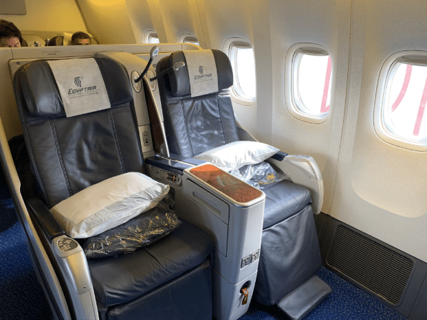 Review: EgyptAir Business Class from Toronto to Cairo - CanadaPointsGuy