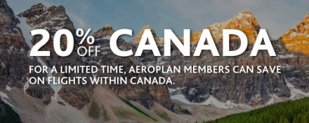 New promos for Aeroplan members