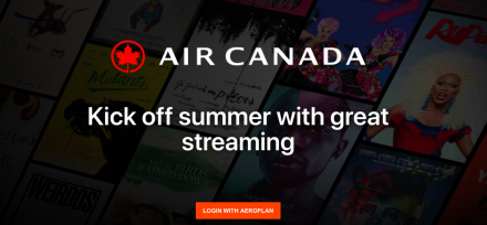 Air Canada Launches Free At-Home Streaming Service