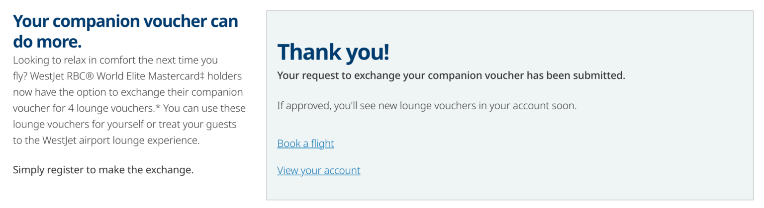 westjet travel companion voucher